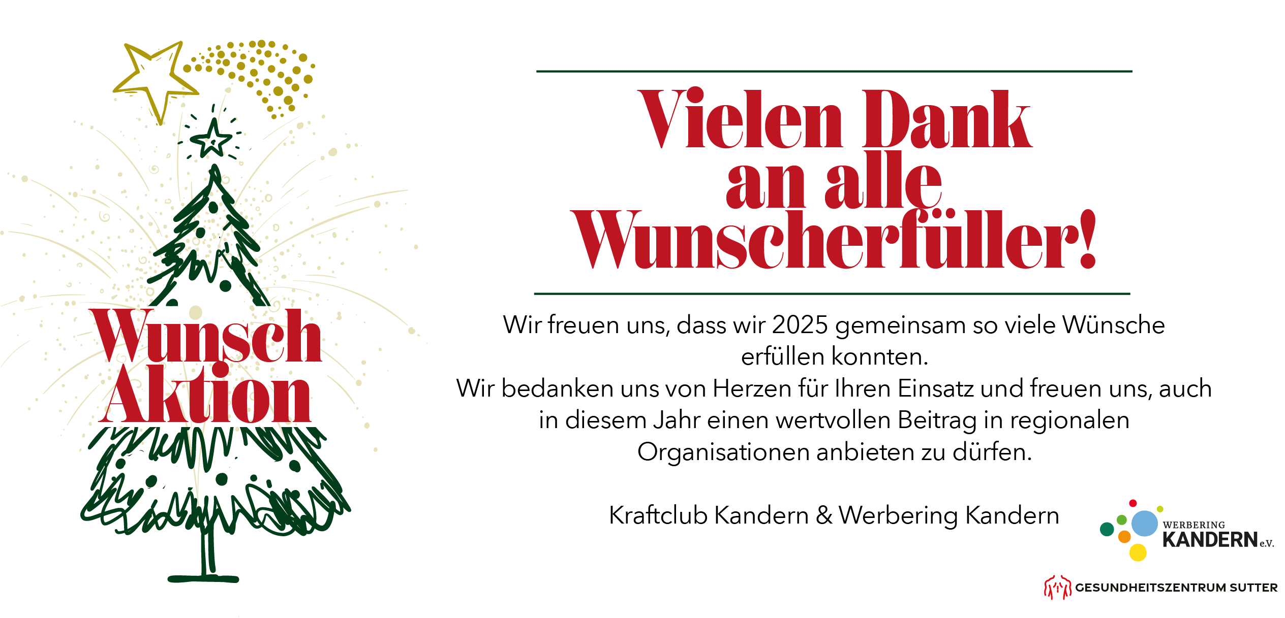 Dank an Wunscherfüller